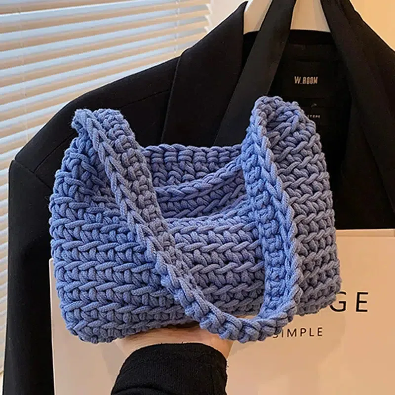 Handwoven Crochet Shoulder Bag