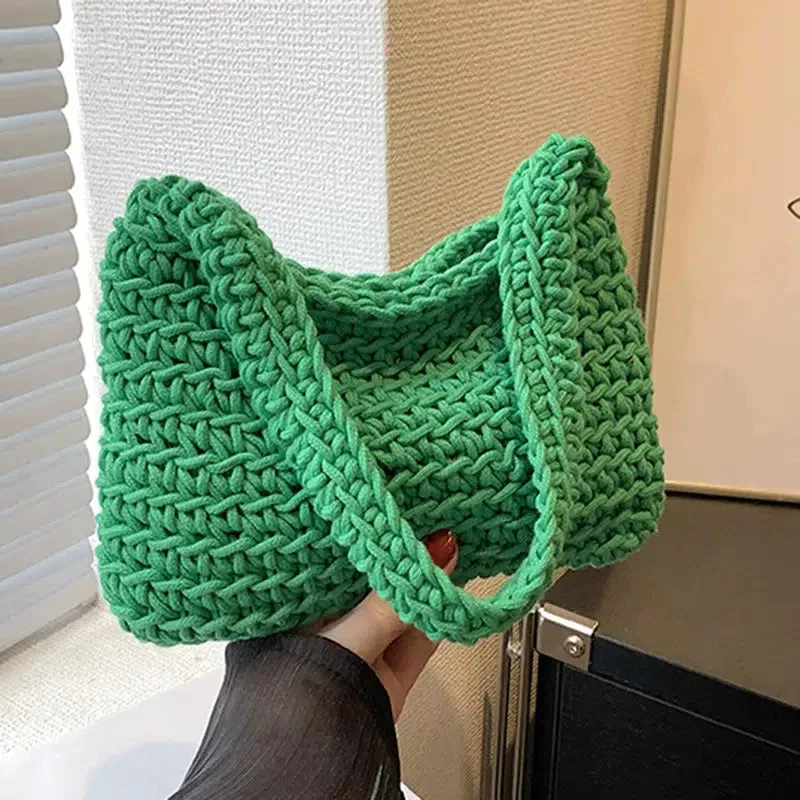Handwoven Crochet Shoulder Bag