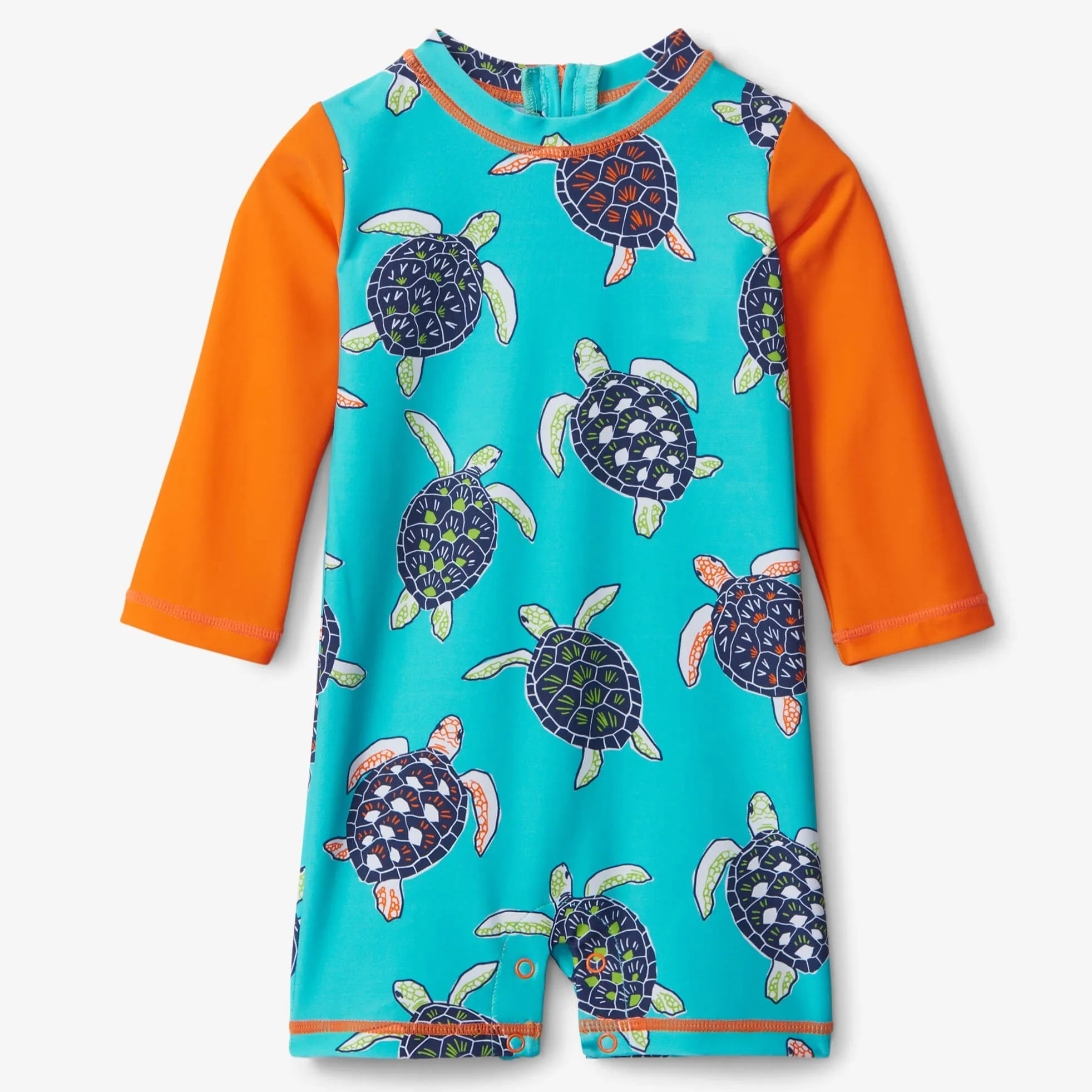 Hatley One Piece Rashguard - Tropical Turtles