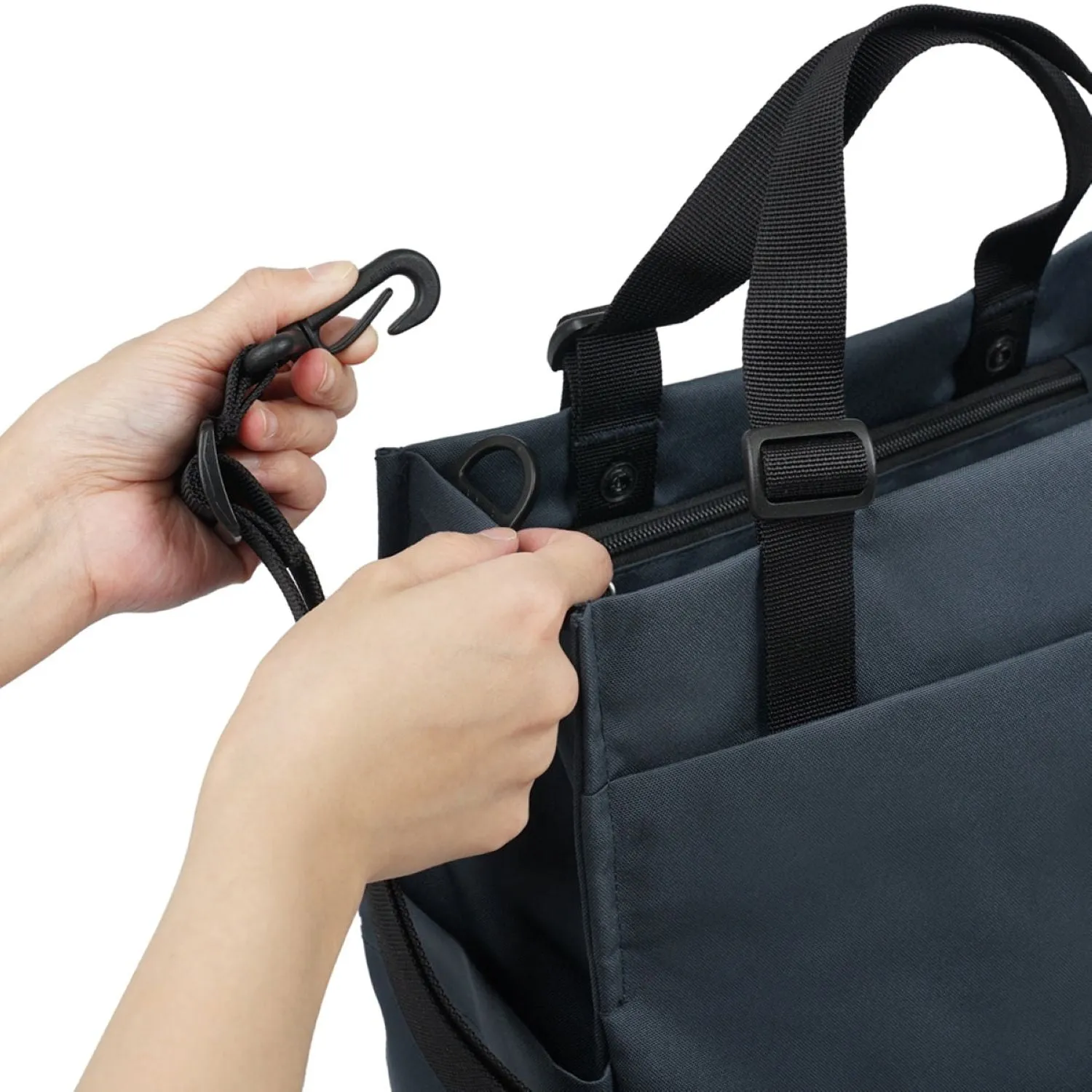 Hellolulu Luke 3 Way Vertical Tote Recycled
