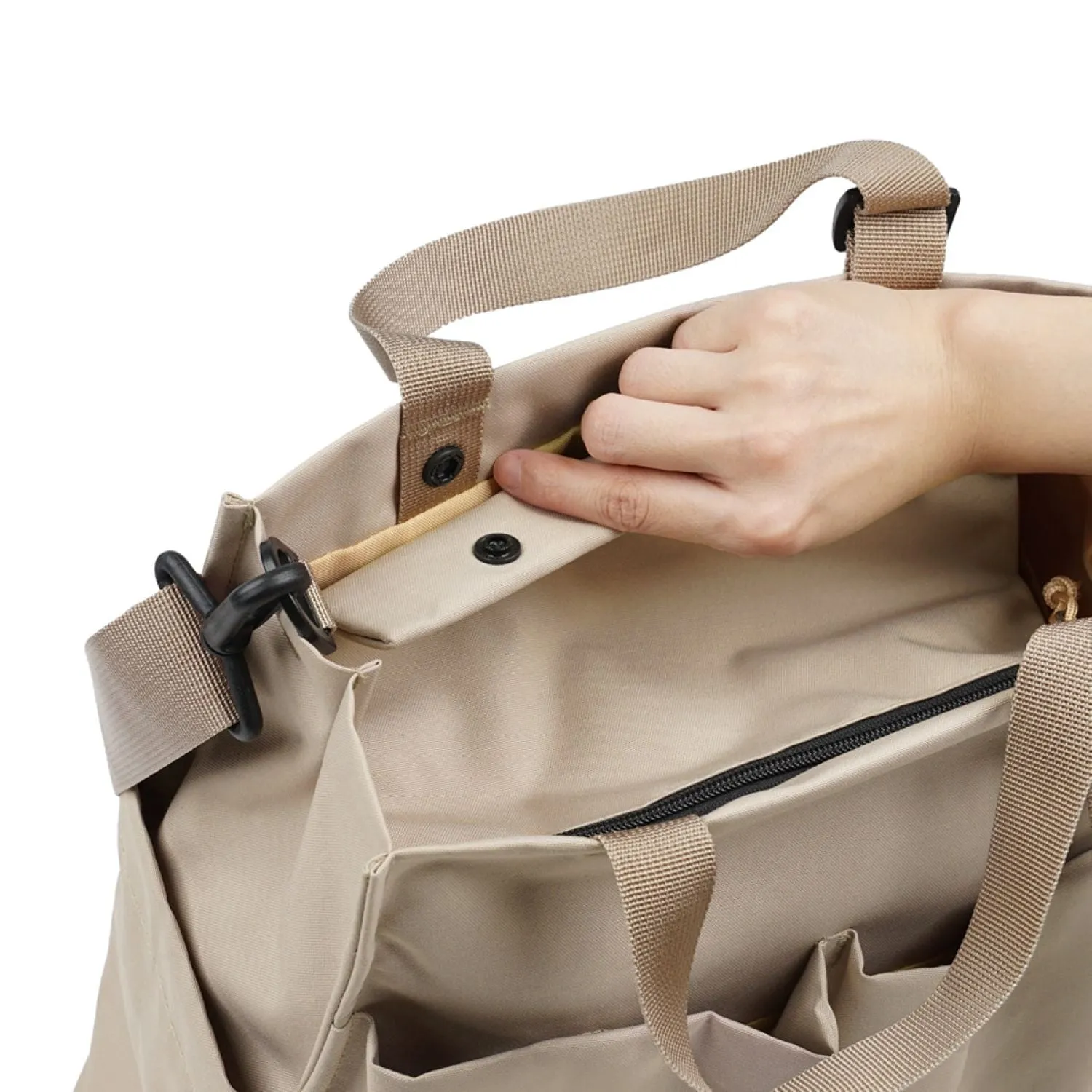 Hellolulu Luke 3 Way Vertical Tote Recycled