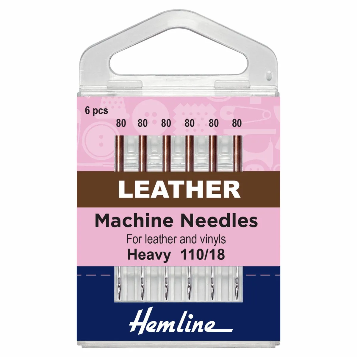Hemline Leather Machine Needles - Heavy - 110/18