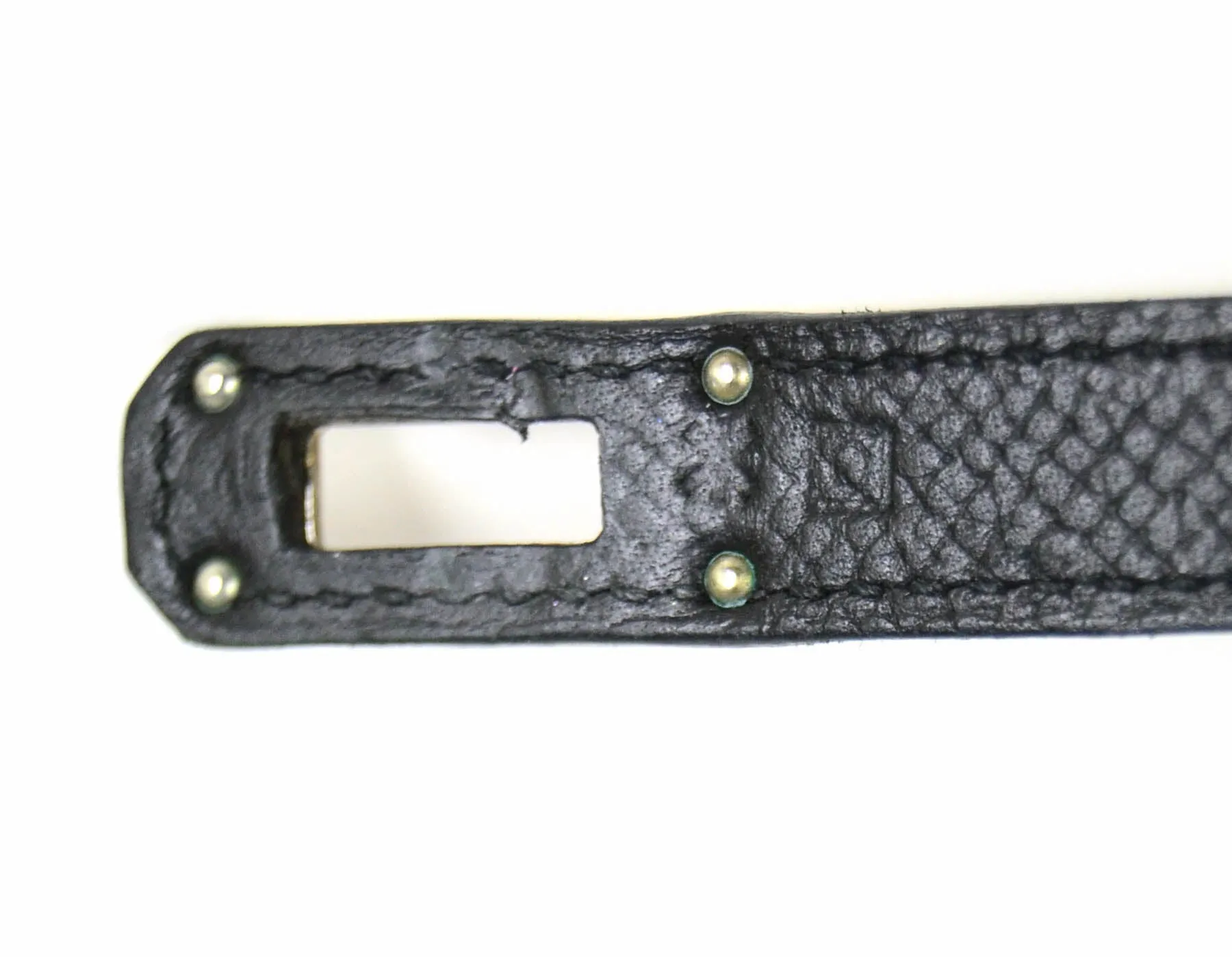 Hermes Black Epsom Kelly Longue Wallet w/ Palladium