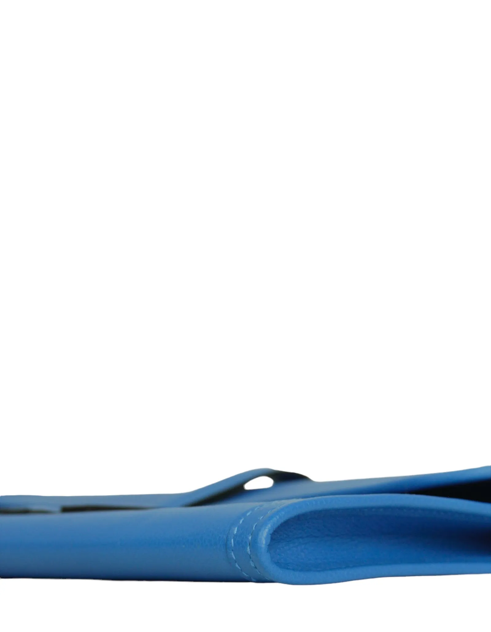 Hermes Bleu Frida Blue Swift Jige Elan Clutch