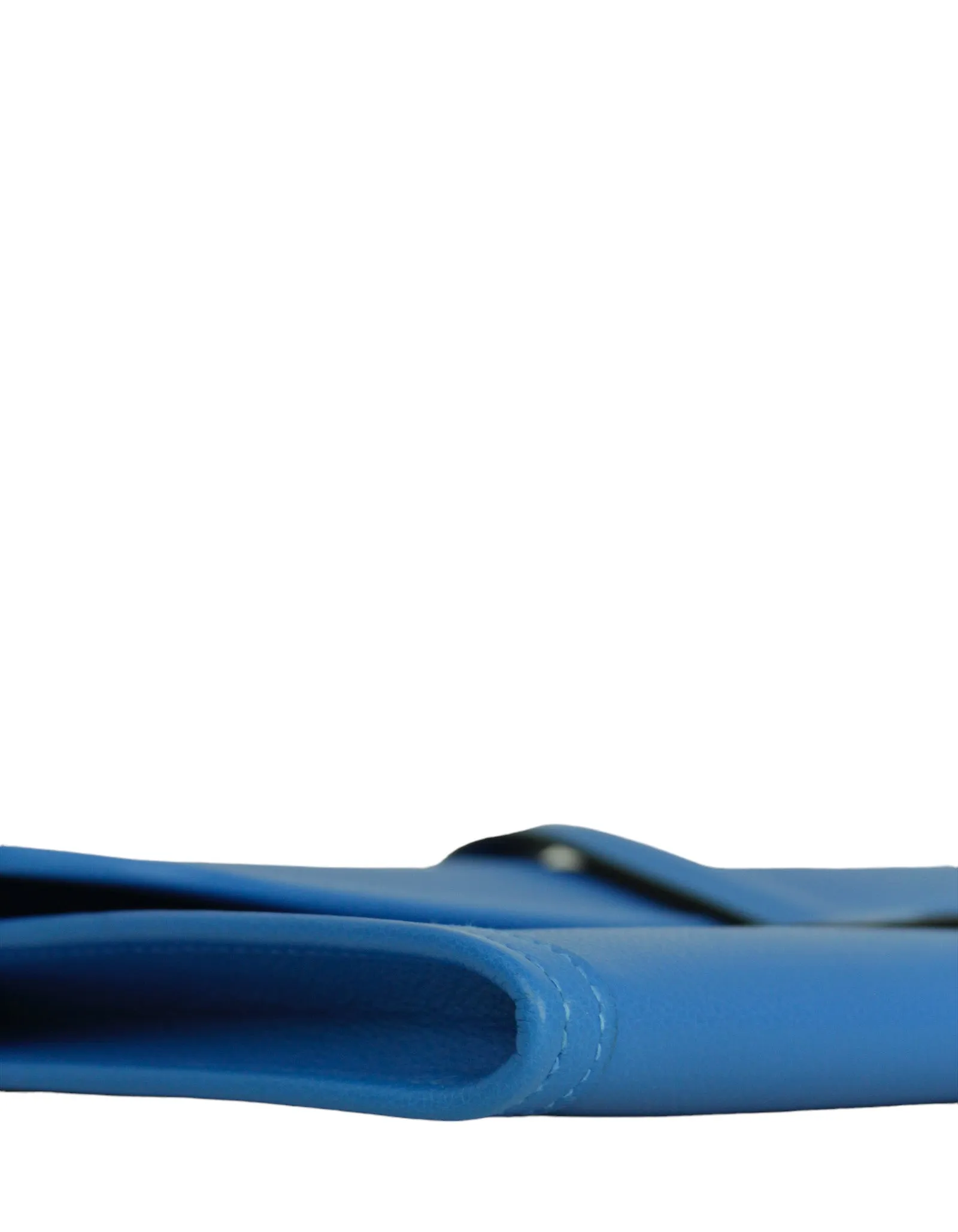Hermes Bleu Frida Blue Swift Jige Elan Clutch