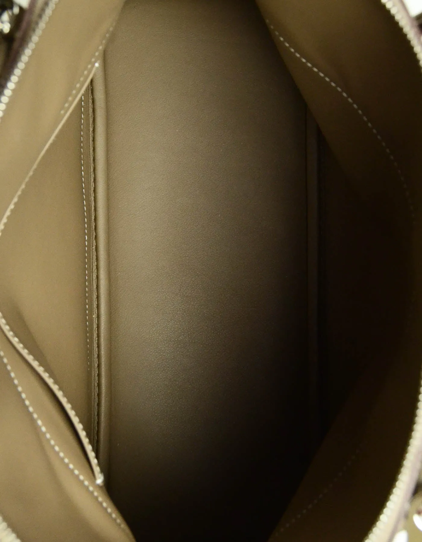 Hermes Etoupe Grey Clemence Leather 31cm Bolide Bag rt. $8,300