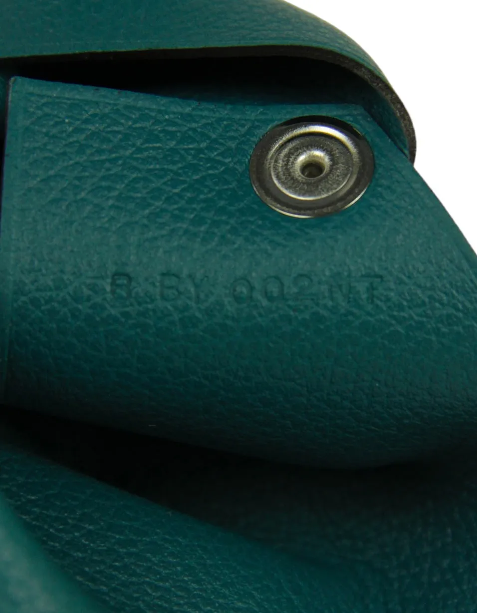Hermes Malachite Chevre Mysore Calvi Card Holder