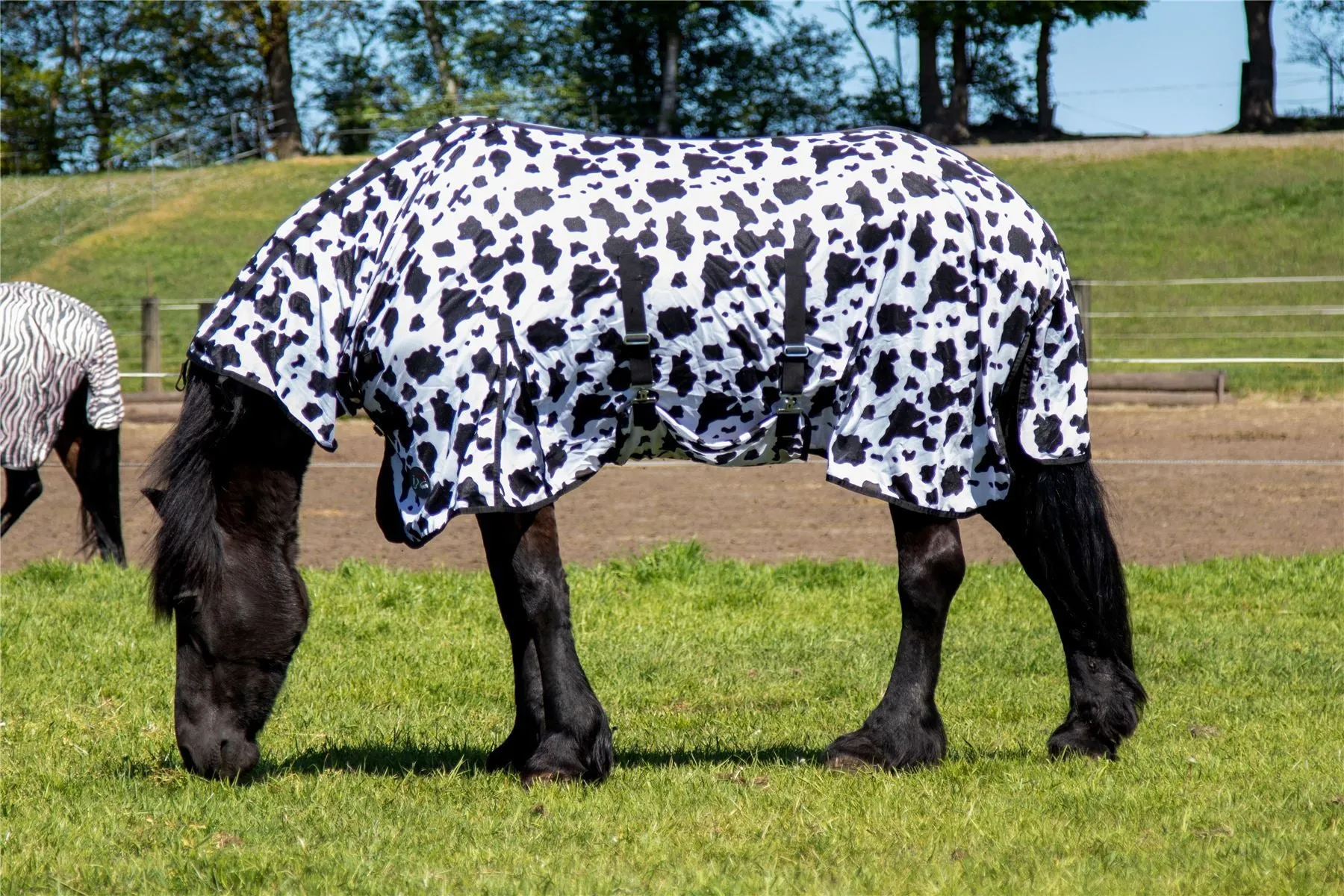 HKM Fly Rug With Neck Cow