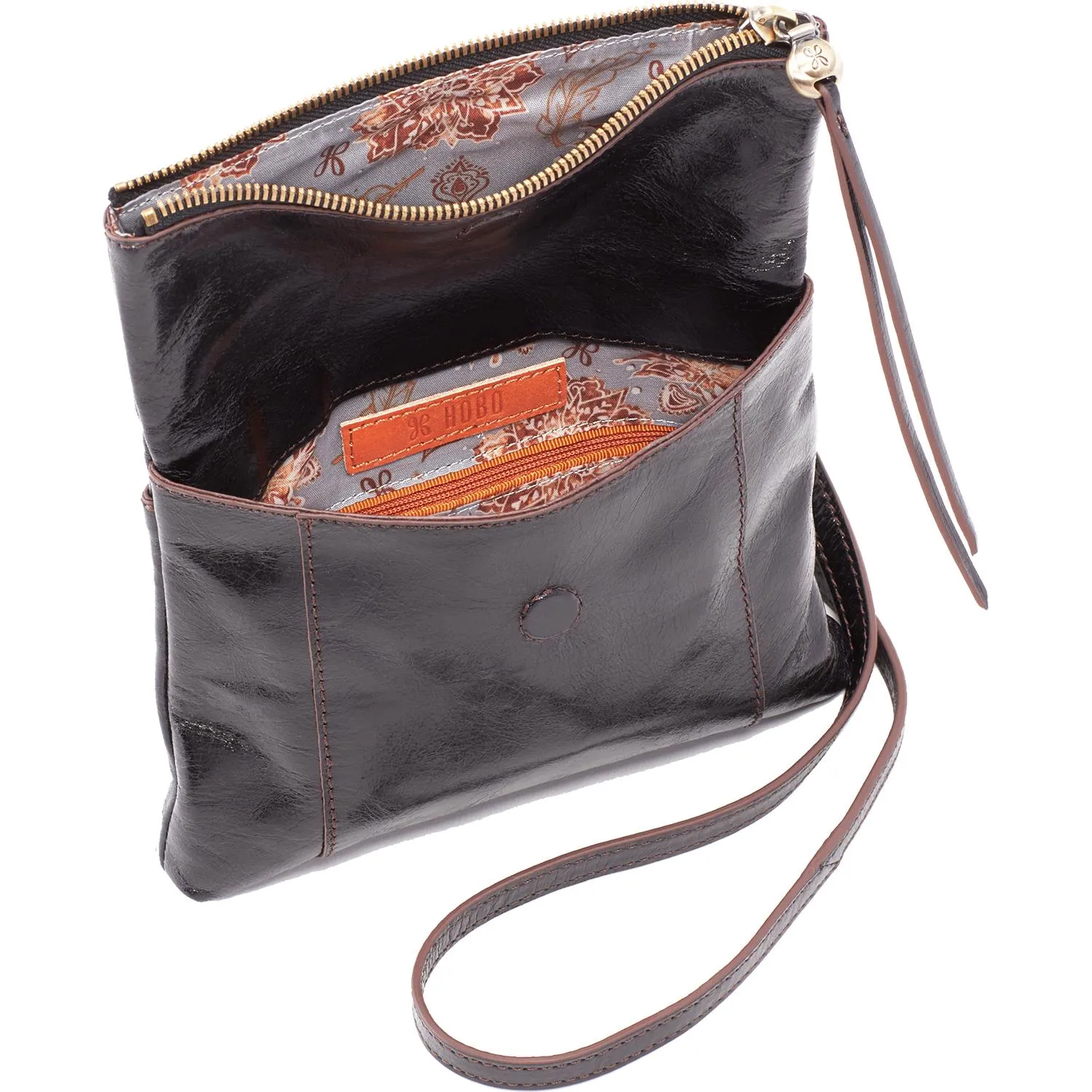 Hobo Sparrow Black Vintage Leather