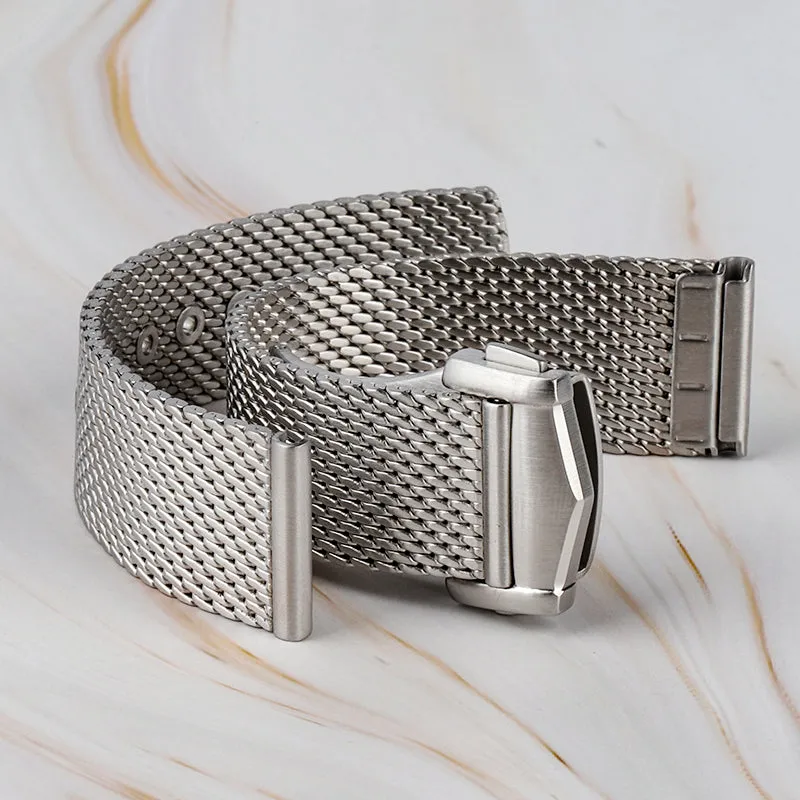 Hole Adjustable Mesh Watch Straps