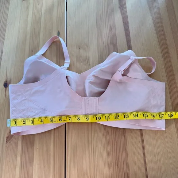 Honeylove Silhoutte Wireless Bra  Light Pink Removable Cups Comfort 3X 42G 44G