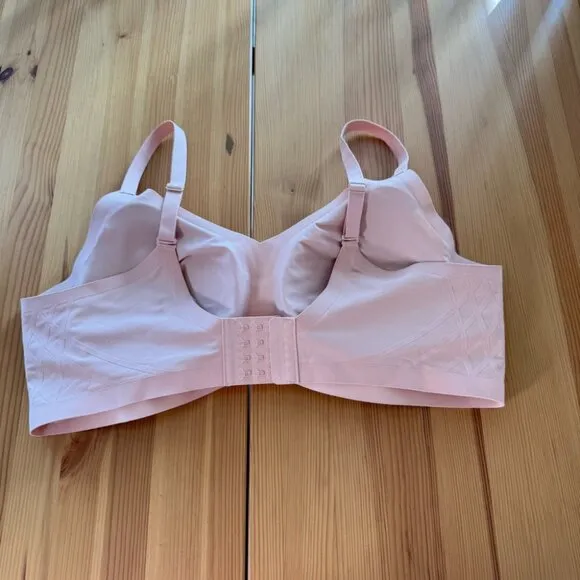 Honeylove Silhoutte Wireless Bra  Light Pink Removable Cups Comfort 3X 42G 44G