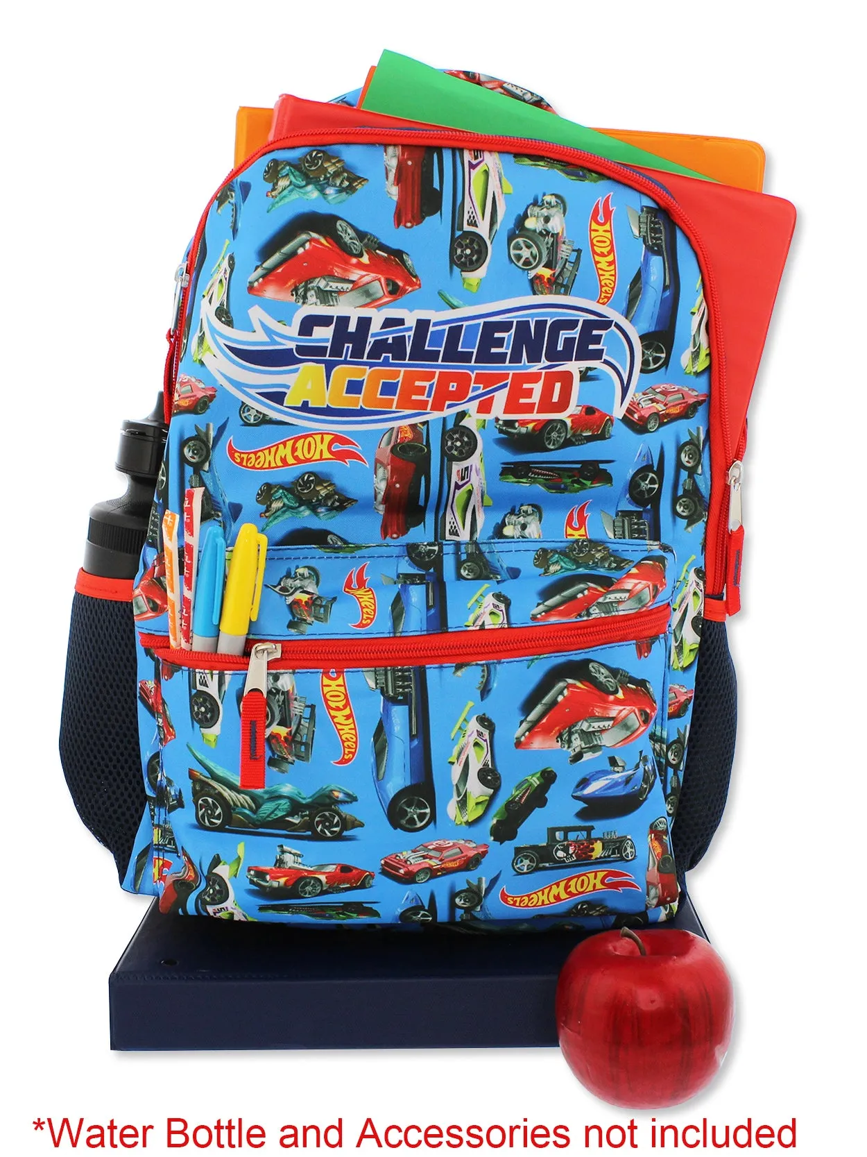 Hot Wheels Race Car 16 Inch School Backpack