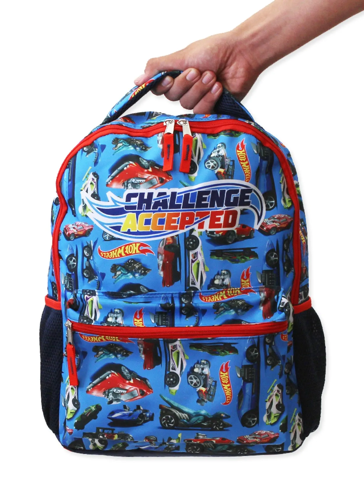 Hot Wheels Race Car 16 Inch School Backpack