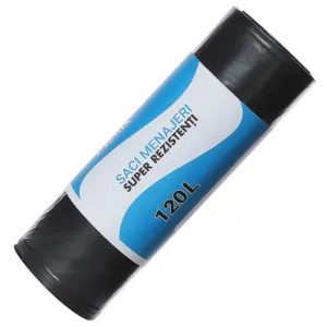Household Garbage Bags Esenia Super Resistant, 120L