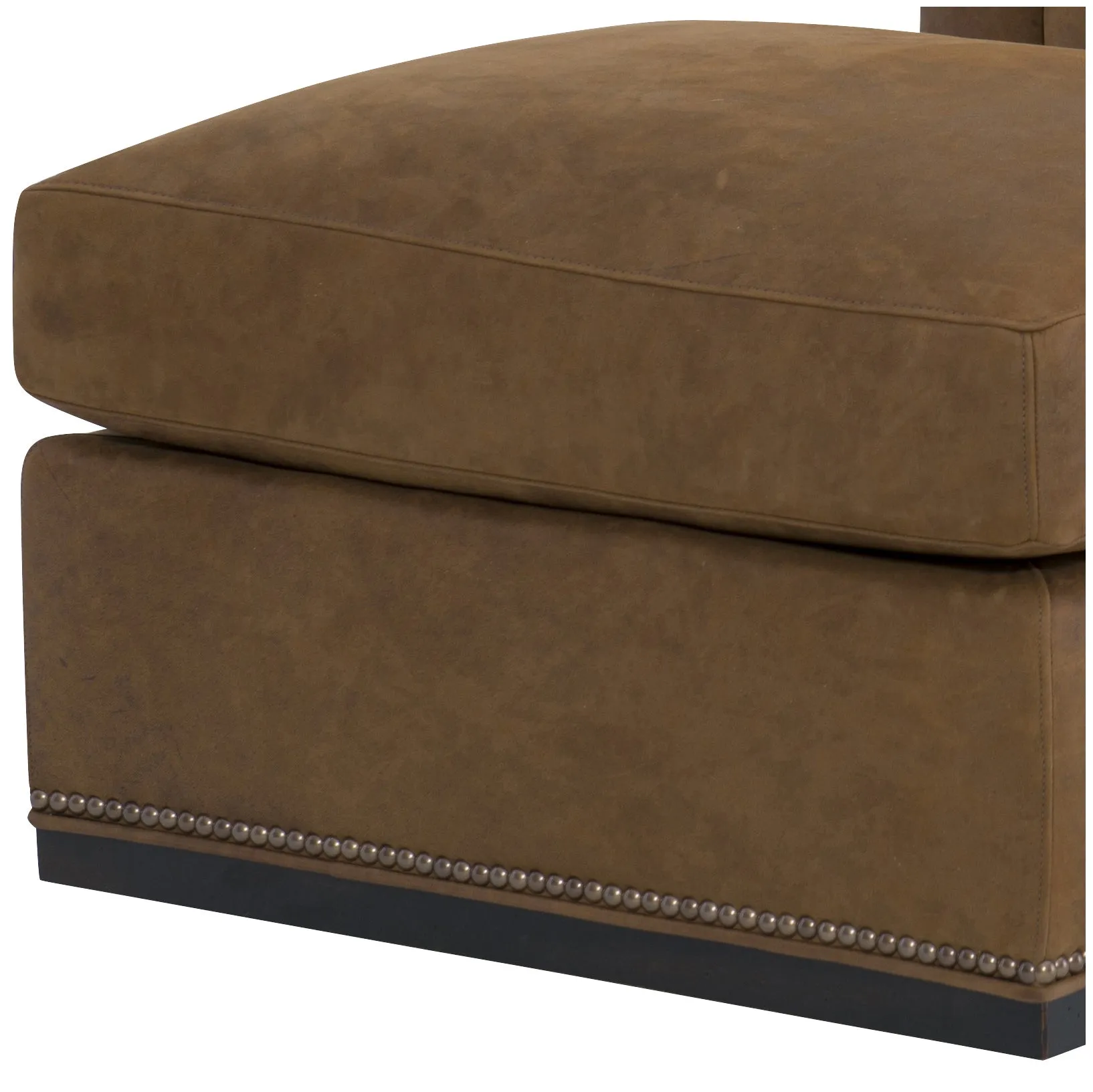 Houston Leather Ottoman