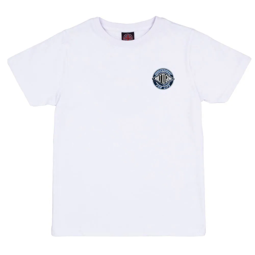 Independent Youth T-Shirt Youth For Life Clutch - White