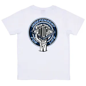 Independent Youth T-Shirt Youth For Life Clutch - White