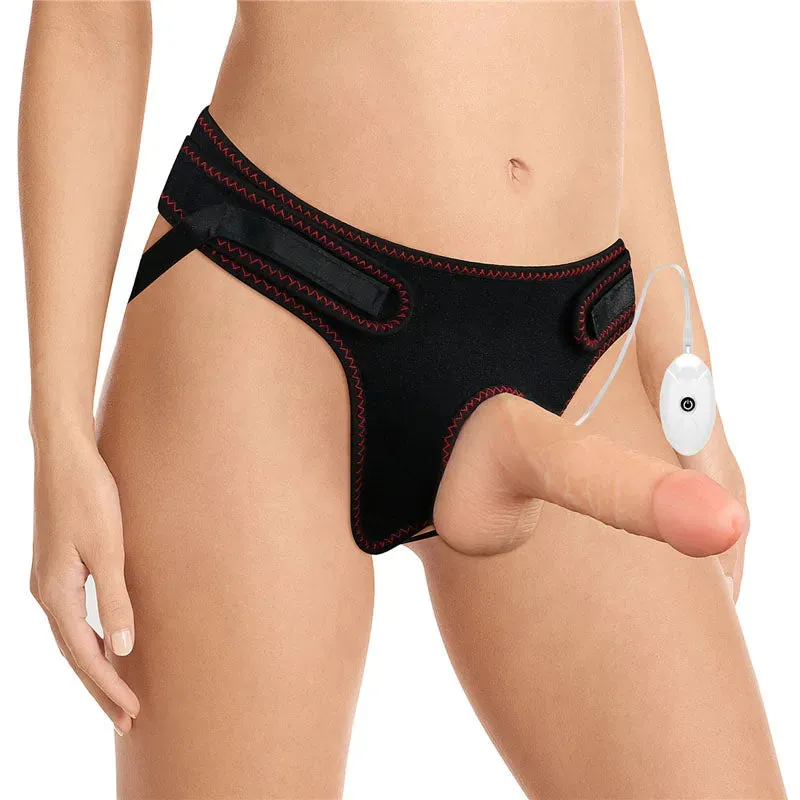 Ingen Vibrating Easy Strap-On Set -  17.8 cm (7'') Vibrating Strap-On