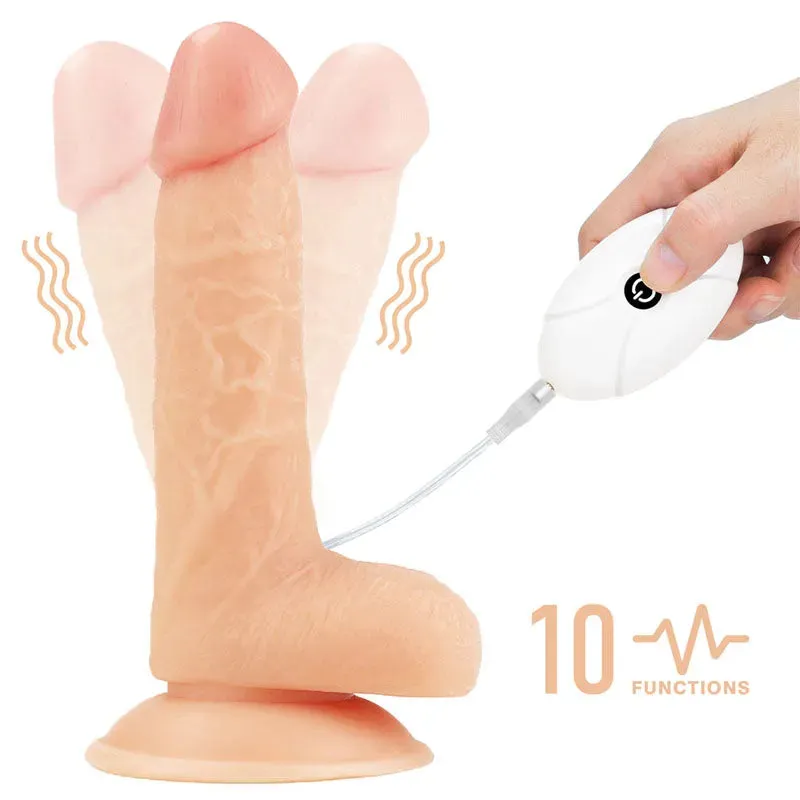 Ingen Vibrating Easy Strap-On Set -  17.8 cm (7'') Vibrating Strap-On