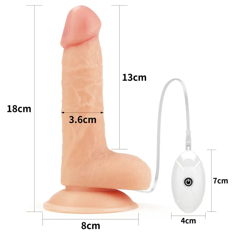 Ingen Vibrating Easy Strap-On Set -  17.8 cm (7'') Vibrating Strap-On