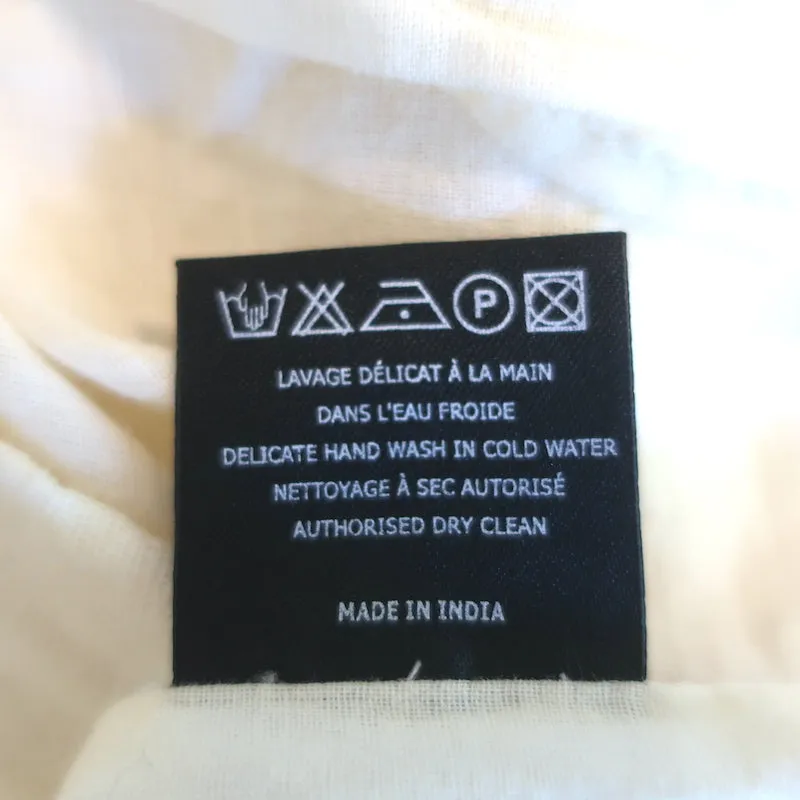 Isabel Marant Etoile Vera Mini Skirt Ecru Embroidered Cotton Gauze Size 36