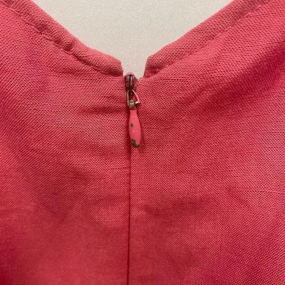 Isabella DeMarco Pink Linen Blend Dress