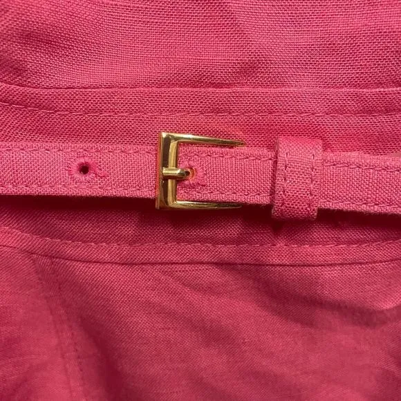 Isabella DeMarco Pink Linen Blend Dress