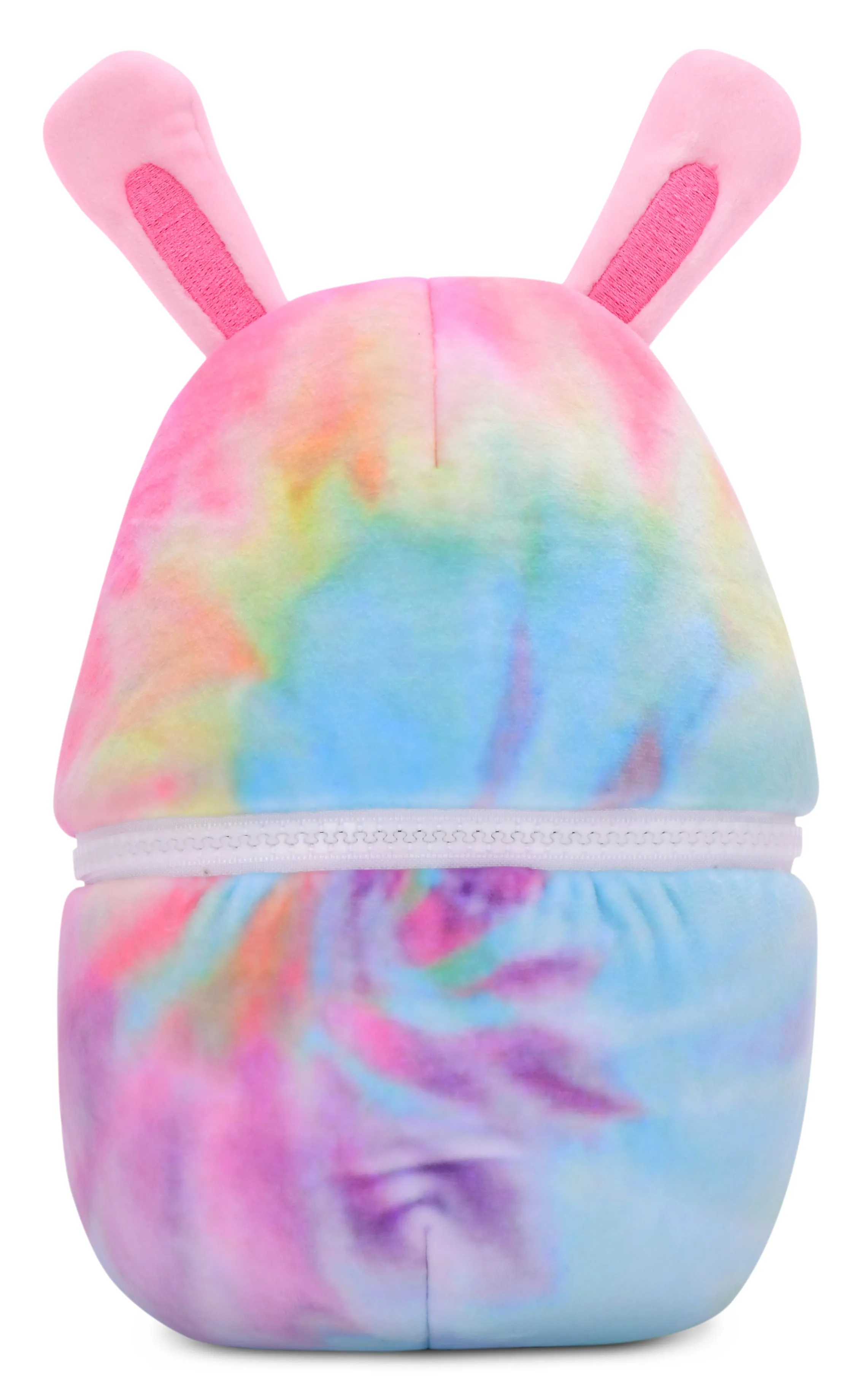 Iscream Bunny Zipper Egg Fleece Plush