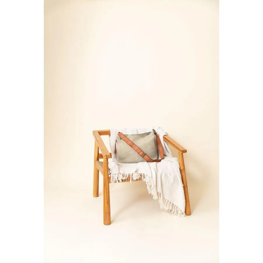 JUJU & CO Baby Jute Bag - Ash Grey