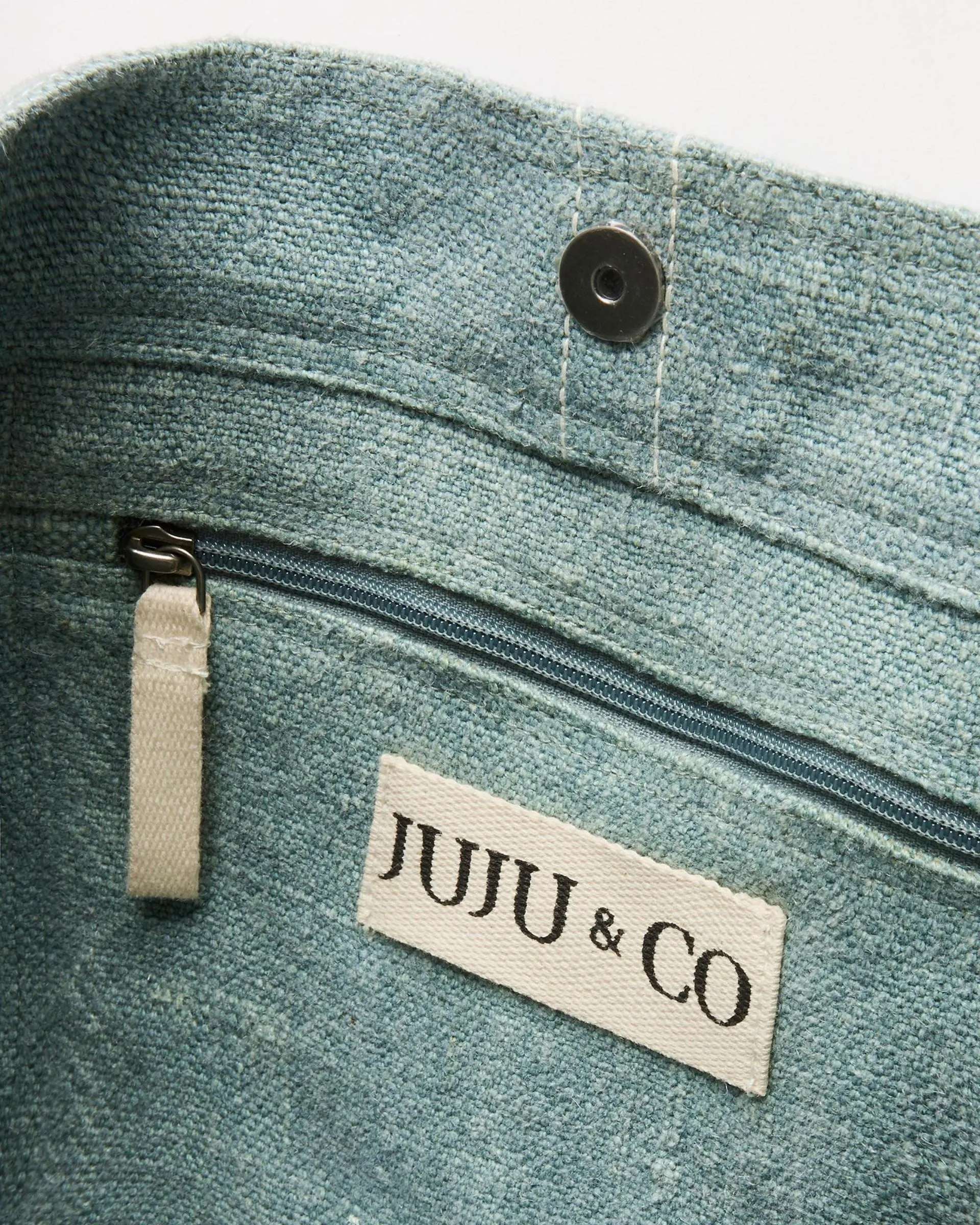 JUJU & CO Baby Jute Bag - French Blue