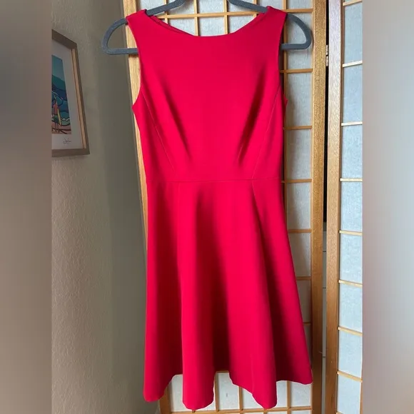 Kate Spade New York Bow Back Dress in Spicy Red Size 2