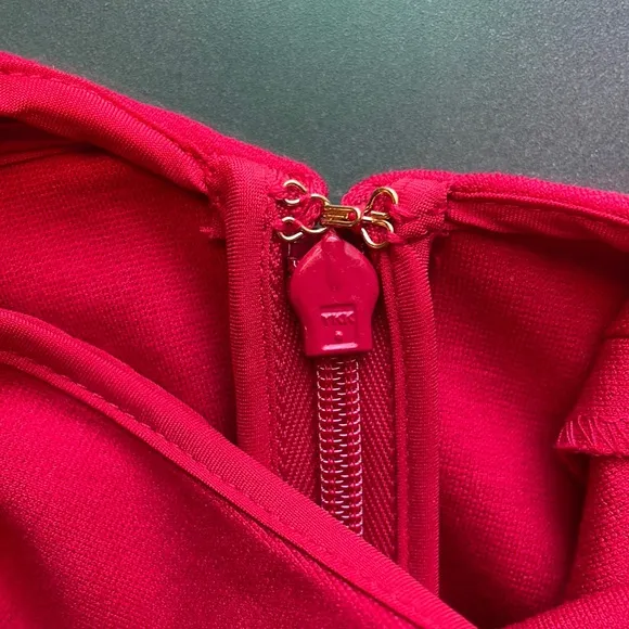 Kate Spade New York Bow Back Dress in Spicy Red Size 2