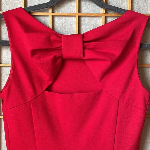 Kate Spade New York Bow Back Dress in Spicy Red Size 2