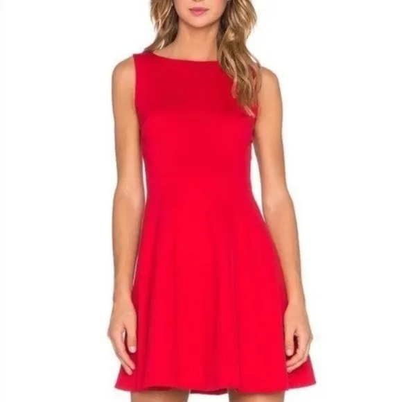 Kate Spade New York Bow Back Dress in Spicy Red Size 2