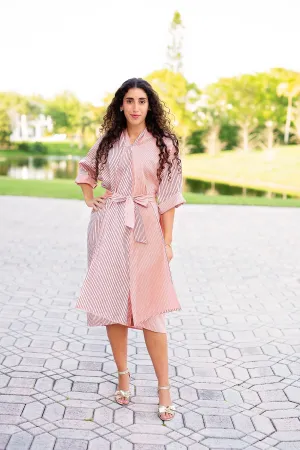 Keiko Dress - Peach Print