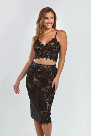 Keira Bralette Skirt Set