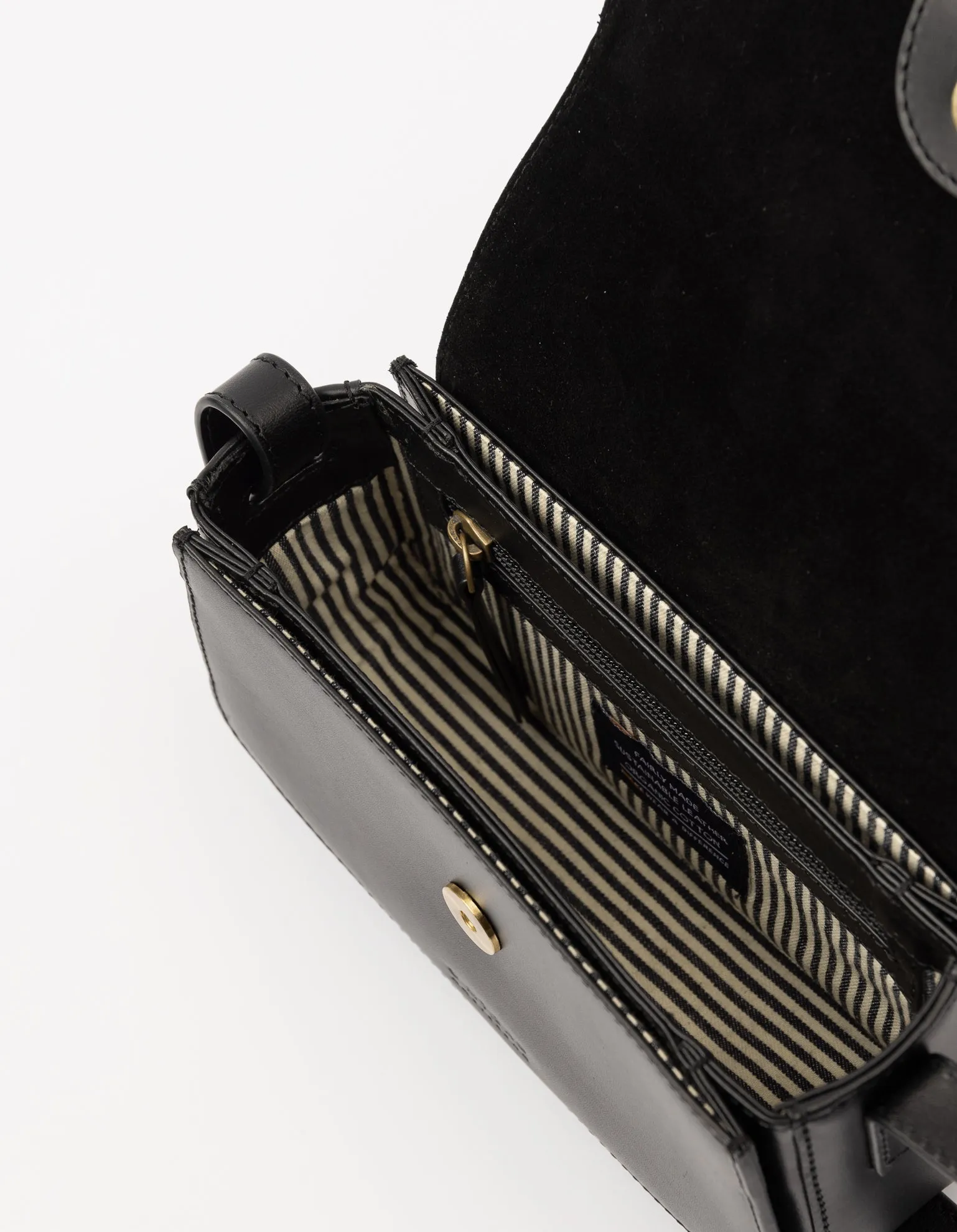 Kendalini Classic Leather Bag Black