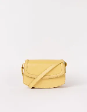 Kendalini Classic Leather Bag Butter Yellow