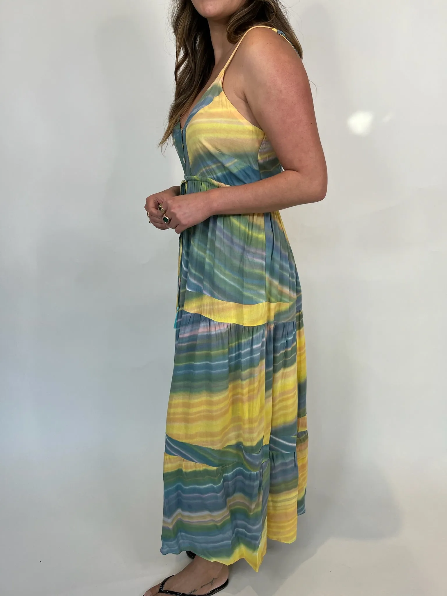 Khush Mavie Dress Sunshine Aqua