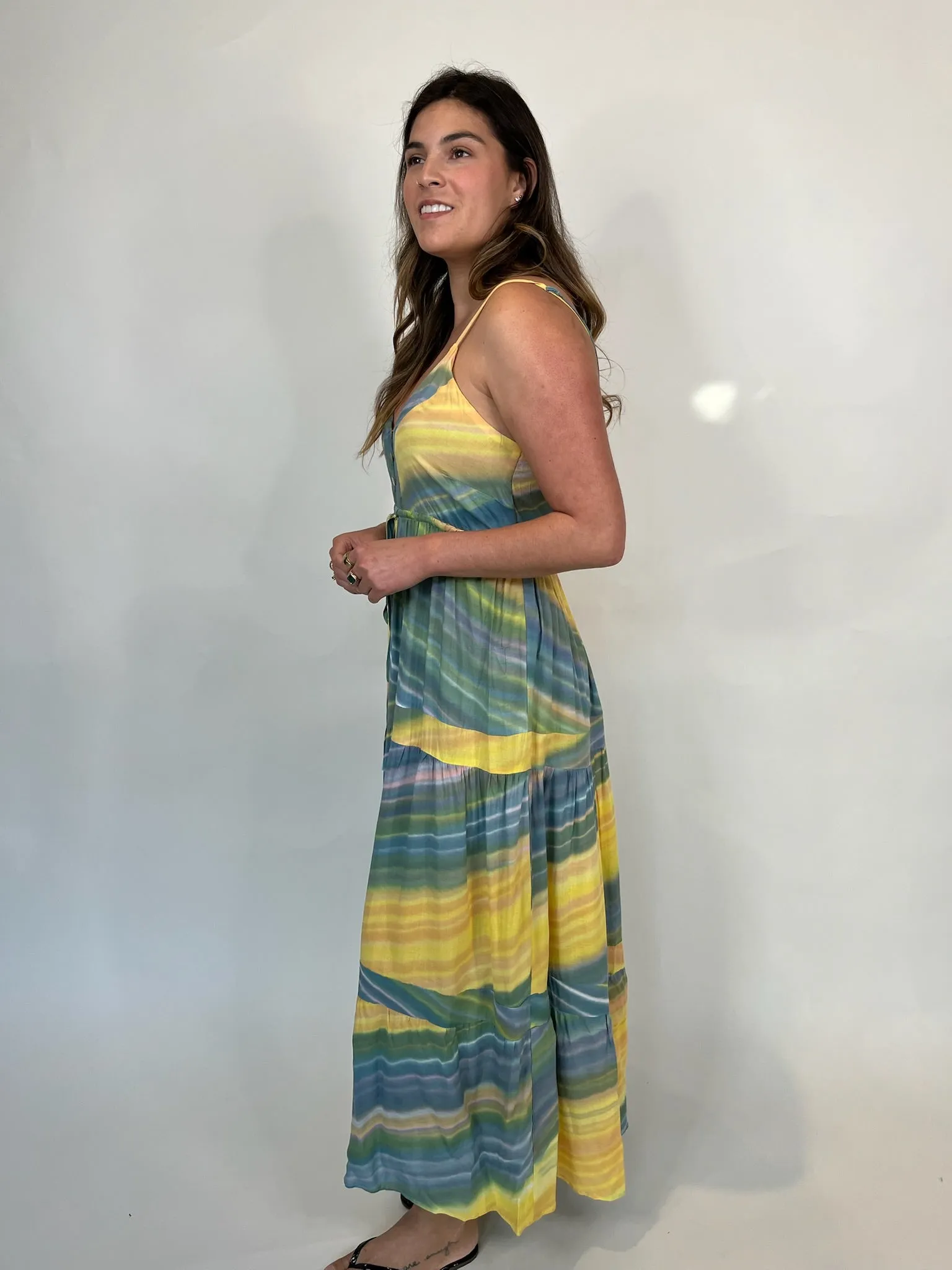 Khush Mavie Dress Sunshine Aqua