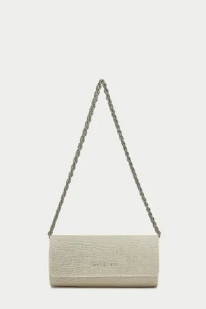 Kinsely CREMA Leather Roll Clutch