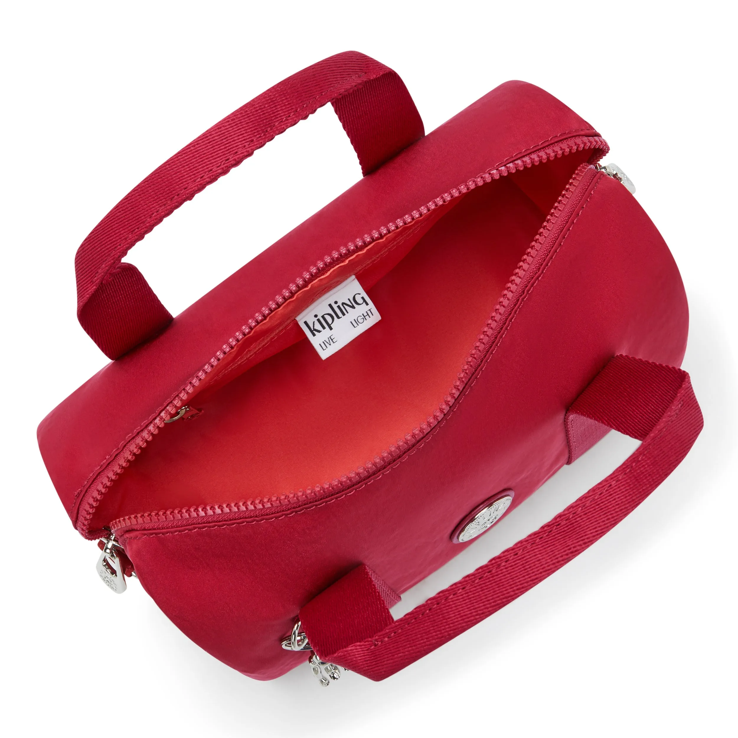 Kipling Bina M Red Red Wine Medium Handbag I7571-6SE