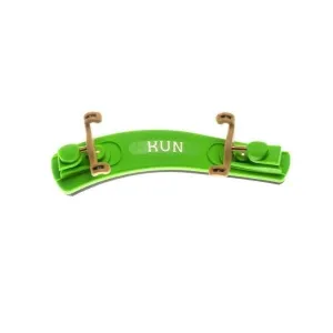 Kun 1/2 & 3/4 Violin Size Junior Collapsible Shoulder Rest - Atomic Green