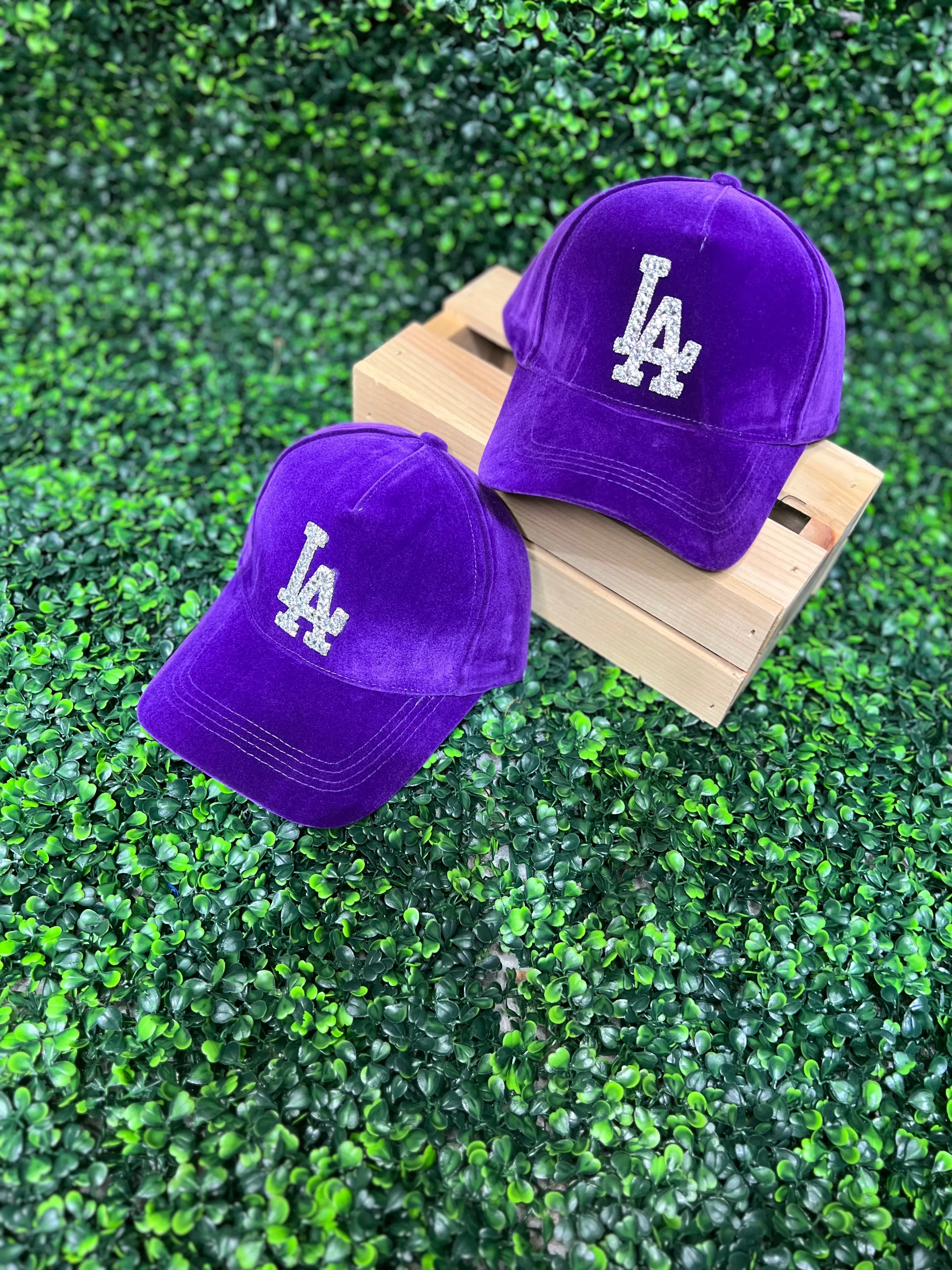 LA VELVET BLING HAT