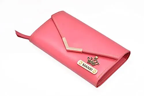 Ladies 4 Pc Combo (Lady Wallet 1.0, Passport, Eyewear, Keychain)  (Pink)
