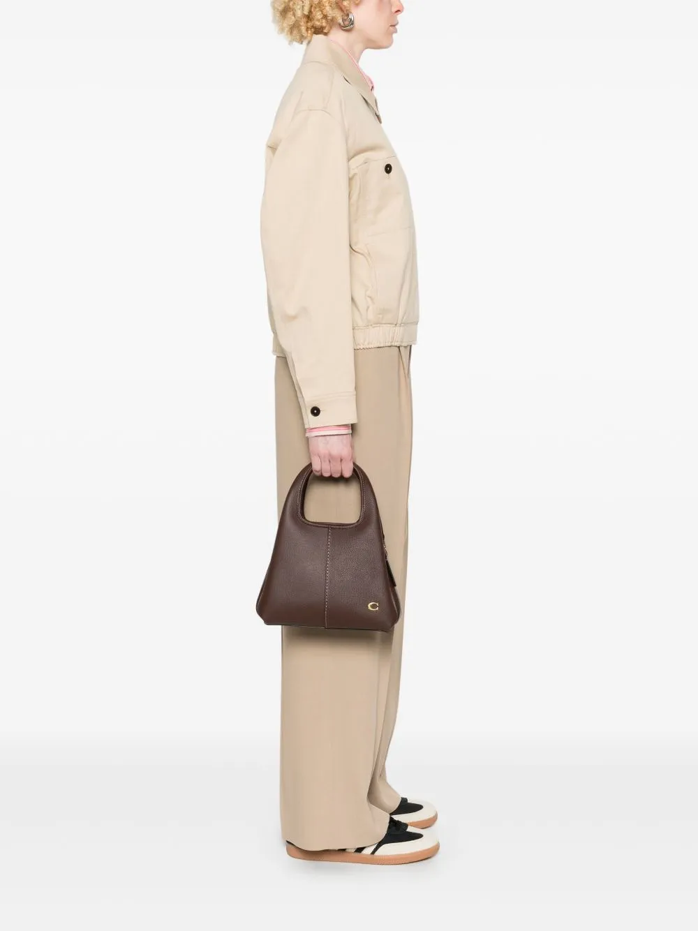 Lana 23 leather hobo bag