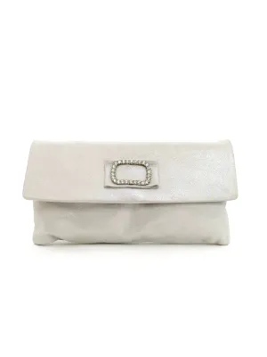 Le Babe - Bomilly Silver Diamonte Clutch