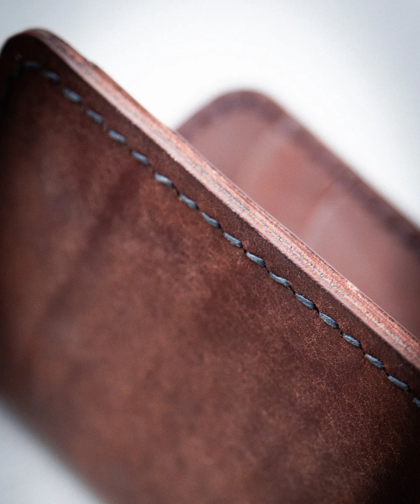 Leather & Wabash Denim  Wallet