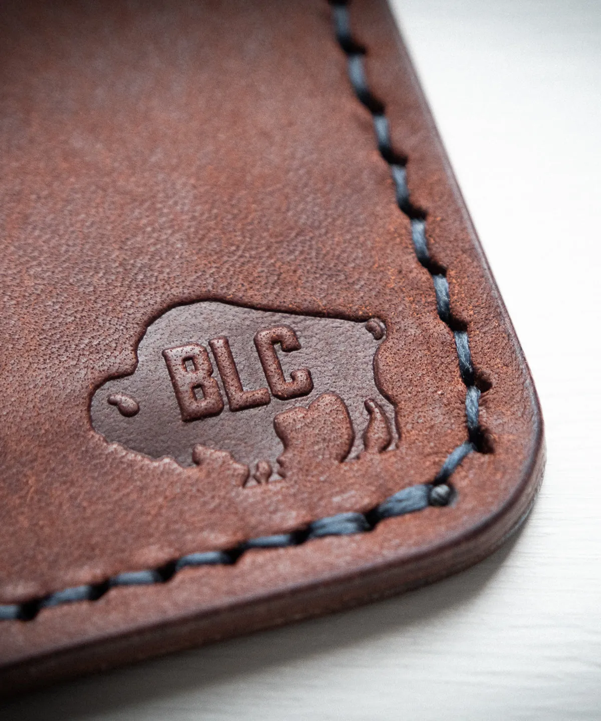 Leather & Wabash Denim  Wallet